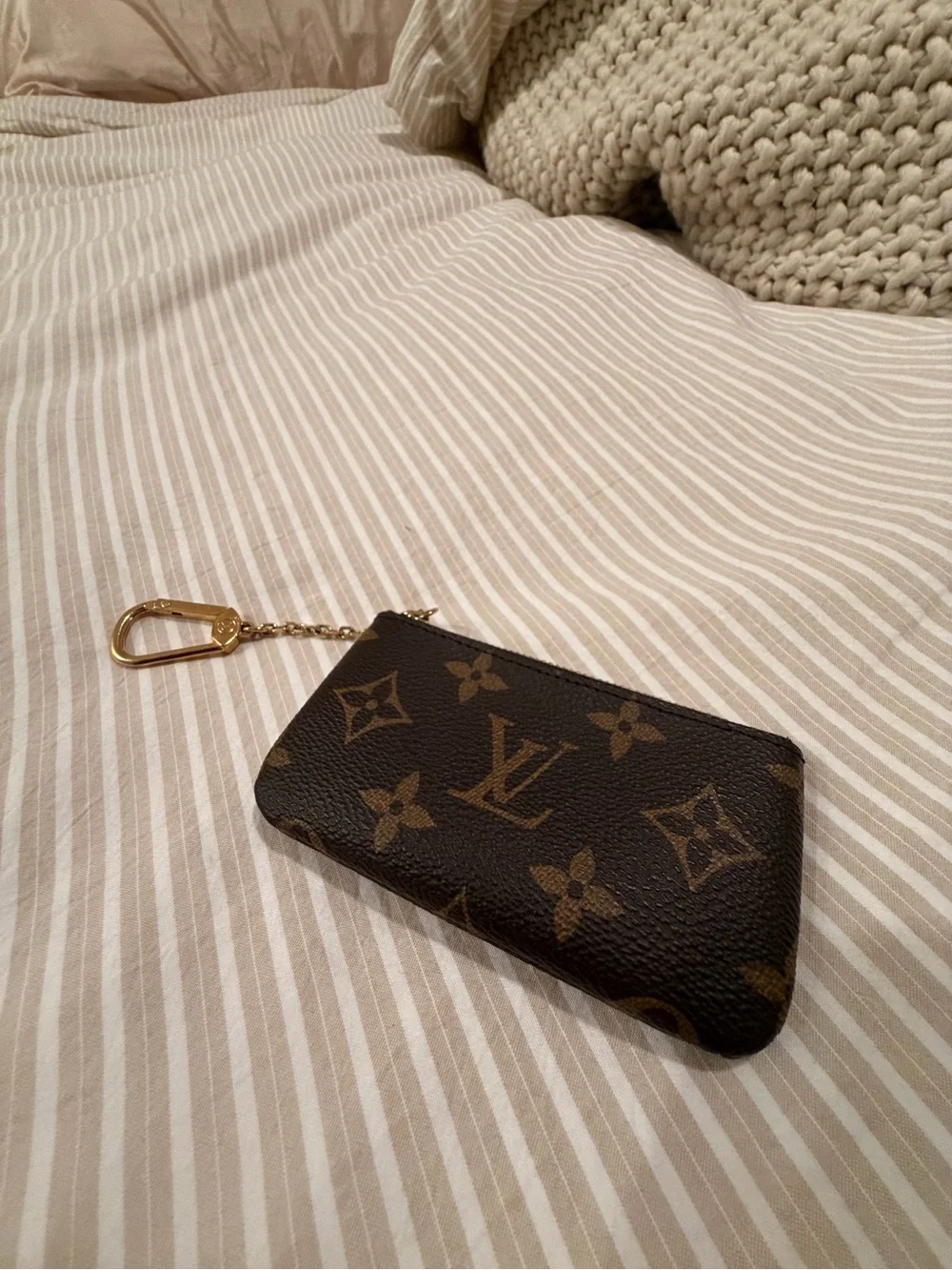 Louis Vuitton Monogram Key Pouch.